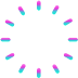 Icon of tooth surrounded by circle of vanishing lines