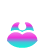 Wide open mouth icon